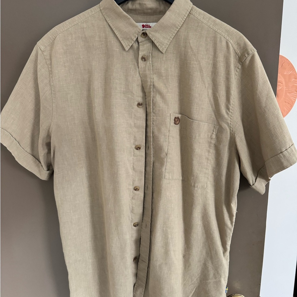 Fjällräven Beige Short Sleeve Shirt